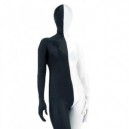 Fullbody Zentai Half Black Half White Spandex lycra Zentai Suit