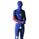 Supply Pattern Of Australian Flag Lycra Spandex lycra Unisex Suit