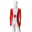 Supply Pattern of Canadian Flag Unisex Lycra Zentai Suit