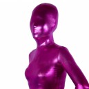 Supply Heavy Red Pink Shiny Catsuit Metallic Party Catsuit Unisex Suit