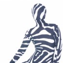 Supply Sexy Zebra Lycra Zentai Suit