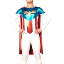 Supply Lycra Shiny Catsuit Metallic Party Catsuit American Super Hero Costume