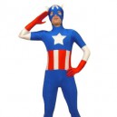 Supply Blue Lycra Super Hero Costume