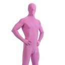 Supply Pink Color Fullbody Zentai Spandex lycra Holiday Party Unisex Lycra Morph lycra Zentai Suit