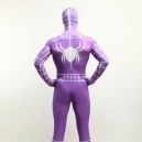 Purple Spiderman Super Hero Halloween Fullbody Zentai Spandex lycra Holiday Party Unisex Lycra Morph lycra Zentai Suit