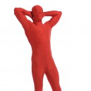 Red Fullbody Zentai Spandex lycra Holiday Party Unisex Lycra Morph lycra Zentai Suit