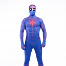 Supply Blue Spiderman Super Hero Halloween Fullbody Zentai Spandex lycra Holiday Party Unisex Lycra Morph lycra Zentai Suit