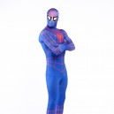 Blue Spiderman Super Hero Halloween Fullbody Zentai Spandex lycra Holiday Party Unisex Lycra Morph lycra Zentai Suit
