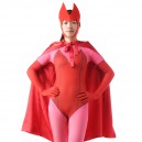 Red Halloween Super Hero Women Fullbody Zentai Spandex lycra Holiday Party Unisex Cosplay Zentai Suit