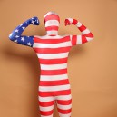Usa National Flag Stripe Fullbody Zentai Halloween Spandex l...