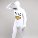 Supply White Chicken Cartoon Fullbody Zentai Halloween Spandex lycra Holiday Party Unisex Cosplay Zentai Suit