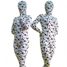 Fullbody Zentai Dalmatian Print Spandex lycra  Zentai Suit