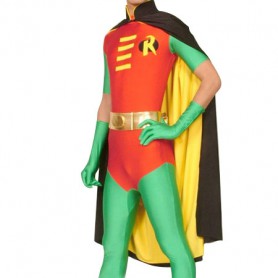 Robin Lycra Shiny Catsuit Metallic Party Catsuit Super Hero Costume