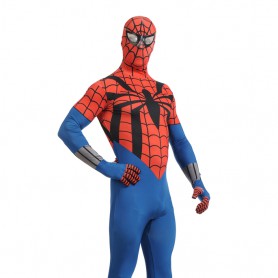 Red and Blue Spiderman Super Hero Fullbody Zentai Spandex lycra Holiday Party Unisex Lycra Morph lycra Zentai Suit