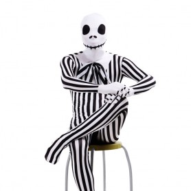 Lovely Skull Fullbody Zentai Halloween Spandex lycra Holiday Party Unisex Cosplay Zentai Suit