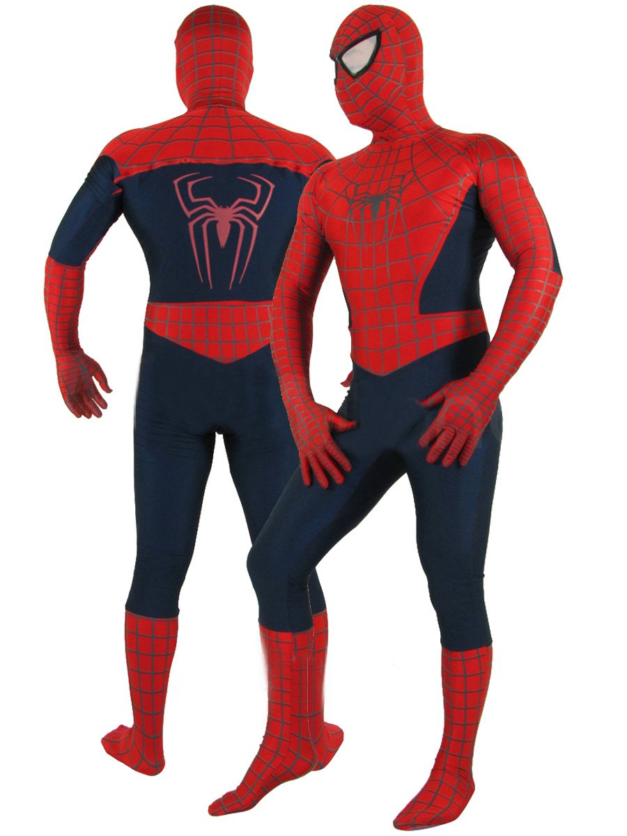 Cheap Red Lycra Spandex lycra Unisex Spiderman Costume