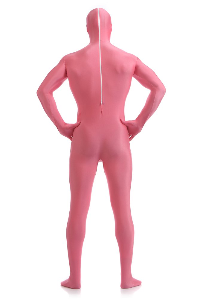 Pink Fullbody Zentai Spandex lycra Holiday Party Lycra Cosplay Zentai Suit