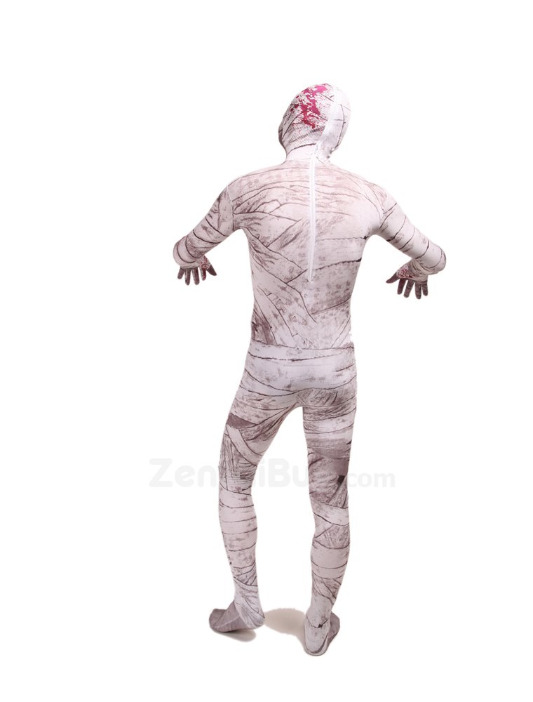 Mummy Fullbody Zentai Halloween Spandex lycra Holiday Party Unisex Cosplay Zentai Suit
