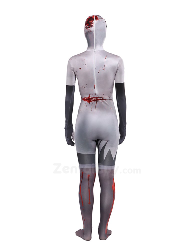 Scary Body Halloween Spandex lycra Holiday Party Unisex Cosplay Zentai Suit